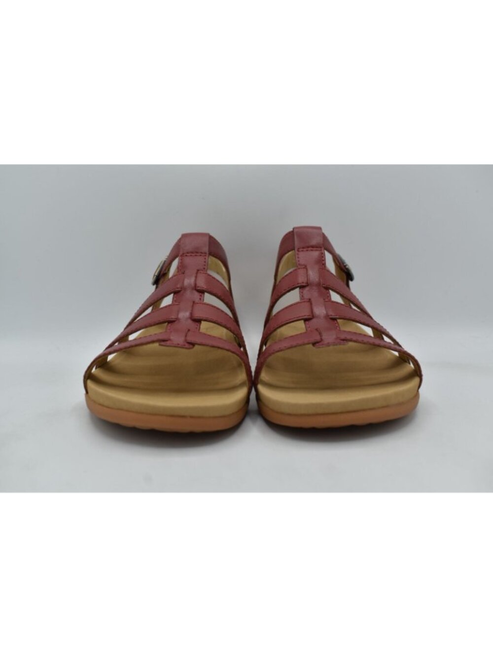 Dansko EU 39 US 8.5-9 Janice Calf Cayenne Leather Open Toe Strappy Sandals Shoes - Picture 2 of 13